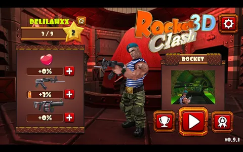 Rocket Clash 3D - Explosive Sh screenshot 0