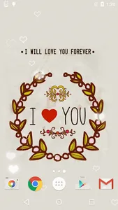 I Love You Live Wallpaper screenshot 10