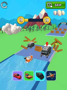 Epic Car Transform Race screenshot 14