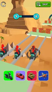 Epic Car Transform Race screenshot 19