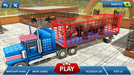 Offroad Wild Animal Truck Driv screenshot 10