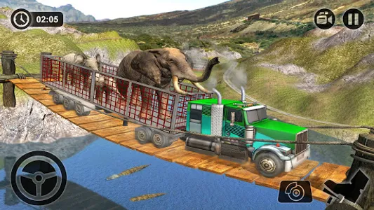 Offroad Wild Animal Truck Driv screenshot 12