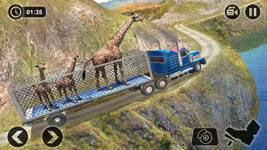 Offroad Wild Animal Truck Driv screenshot 14