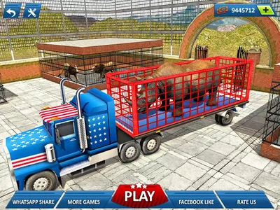 Offroad Wild Animal Truck Driv screenshot 5