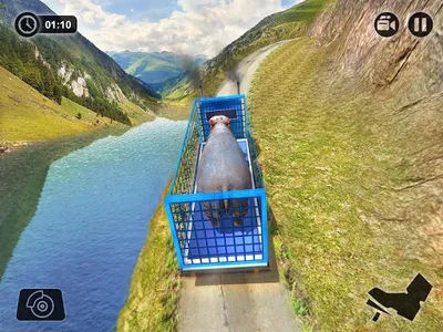 Offroad Wild Animal Truck Driv screenshot 6