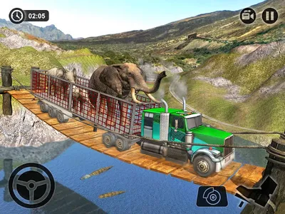 Offroad Wild Animal Truck Driv screenshot 7
