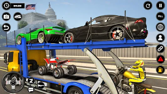 Car Transporter Trailer Truck screenshot 12