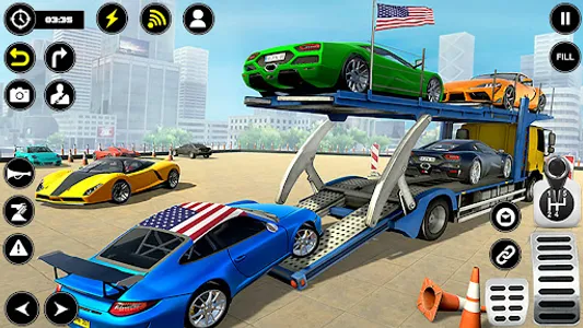 Car Transporter Trailer Truck screenshot 6