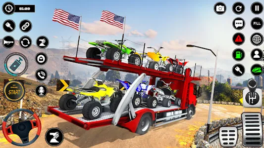 Car Transporter Trailer Truck screenshot 9