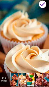 Candy Sweet Cupcake ScreenLock screenshot 2
