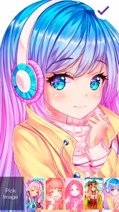 Kawaii Wallpaper Cute Girl The screenshot 2