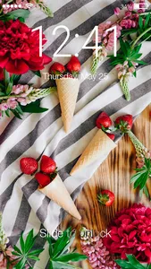 Strawberry Sweet Yummy Theme S screenshot 0