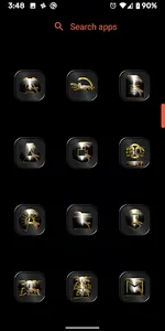 Black Mamba icon pack screenshot 1