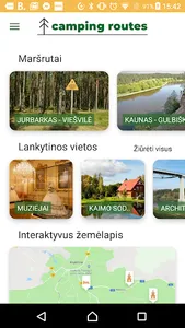 Camping routes screenshot 0