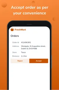 FreshMart Delivery Partner screenshot 0