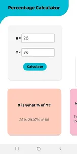 Percentage Calculator screenshot 1