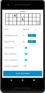 Sudoku by Fritz screenshot 2