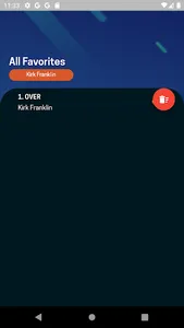 Kirk Franklin gospel lyrics screenshot 1