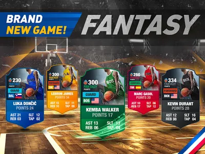 Basketball Fantasy Manager NBA screenshot 1