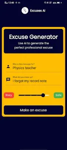 Excuses Generator AI screenshot 4