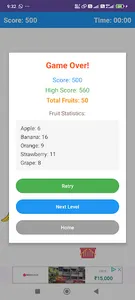 Fruit Catcher Game screenshot 5