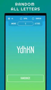 Random Letter Generator screenshot 2