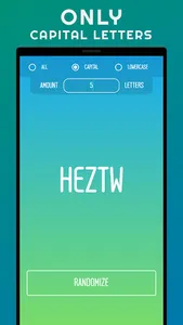 Random Letter Generator screenshot 4