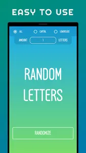 Random Letter Generator screenshot 5