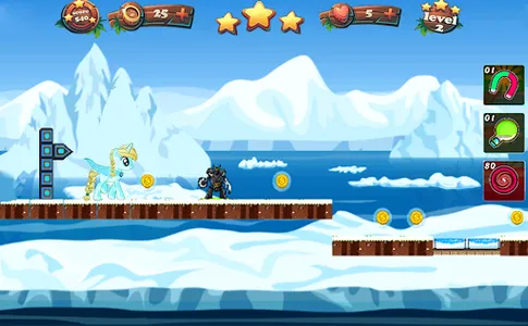 Little Pony Runner Frozen Land screenshot 6
