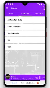 Irish folk radio screenshot 2