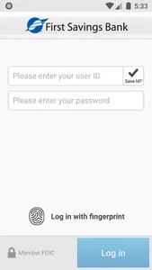 First Savings Business Mobile screenshot 1