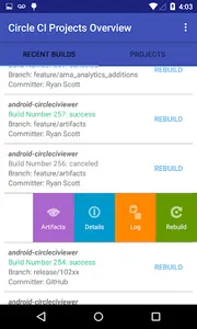 CircleCI Viewer screenshot 2