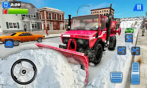 Snow Plow Construction Games screenshot 0