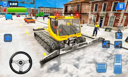 Snow Plow Construction Games screenshot 1