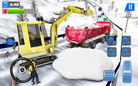 Snow Plow Construction Games screenshot 13