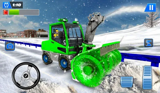 Snow Plow Construction Games screenshot 9