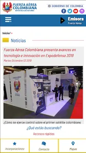 Fuerza Aérea Colombiana screenshot 1