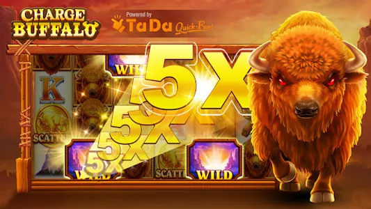 Charge Buffalo Slot-TaDa Games screenshot 0