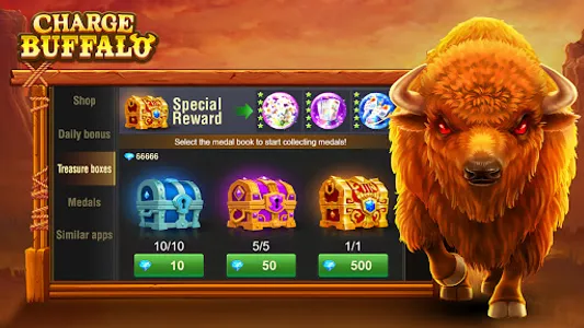 Charge Buffalo Slot-TaDa Games screenshot 13