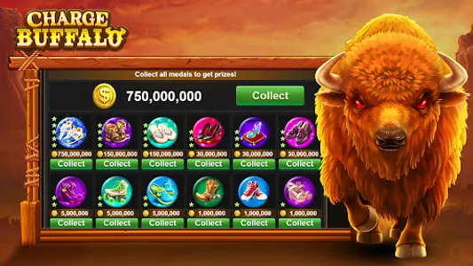 Charge Buffalo Slot-TaDa Games screenshot 4