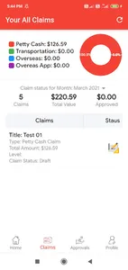 Engagenova eClaims screenshot 3