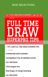 FULL TIME DRAW SUPERPRO TIPS screenshot 10