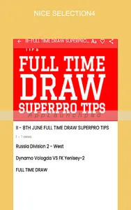 FULL TIME DRAW SUPERPRO TIPS screenshot 11