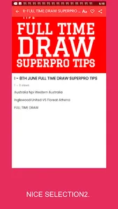 FULL TIME DRAW SUPERPRO TIPS screenshot 3