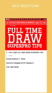 FULL TIME DRAW SUPERPRO TIPS screenshot 5