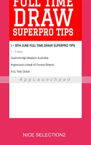 FULL TIME DRAW SUPERPRO TIPS screenshot 9