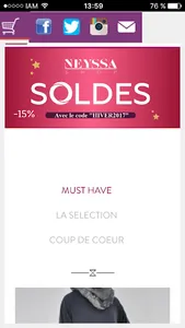 La boutique Neyssa-SHOP.com screenshot 1