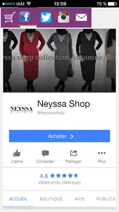 La boutique Neyssa-SHOP.com screenshot 2
