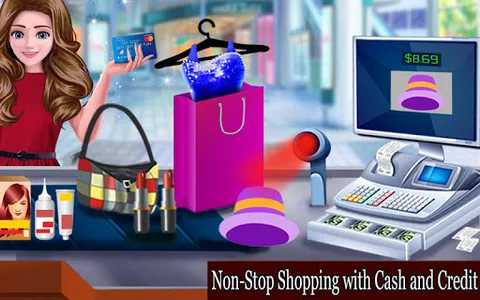 Girl Shoppingmall Cashier Game screenshot 11