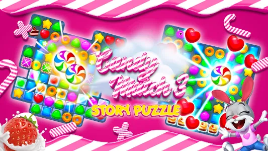 Candy Match 3 Story Puzzle screenshot 0